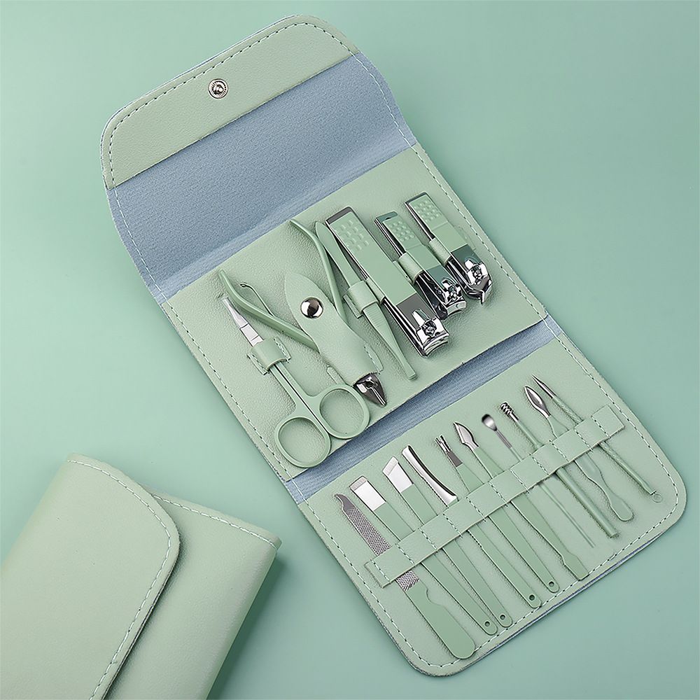 12/16-Piece German-Engineered Stainless Steel Nail Clipper Set - Salon-Grade Rustproof Manicure Kit for Professional/Home/Bulk Use