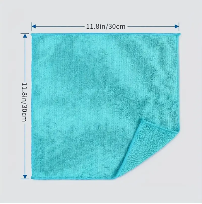 5 Pack Antimicrobial Reusable Cleaning Pads - Heavy-Duty Washable Kitchen Scrub Cloths for Sink, Stove & Multi-Surface Cleaning, Eco-Friendly Dishwashing Cloth Set (Durable Square Design)