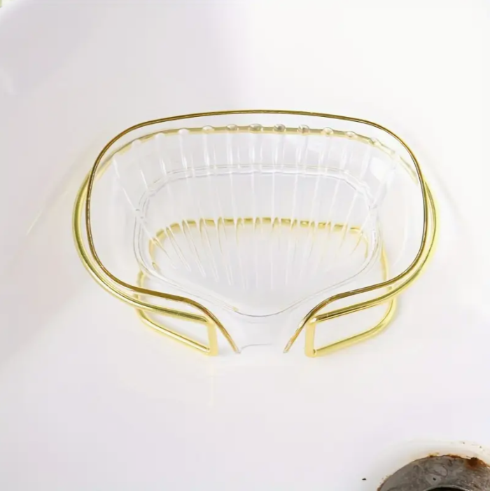 3-Pack Innovative Self-Draining Soap Dish - Durable Plastic Soap Tray Holder with Drainage Holes, Space-Saving Bathroom Organizer for Sink, Countertop & Shower (Stylish Home Décor Accessories)