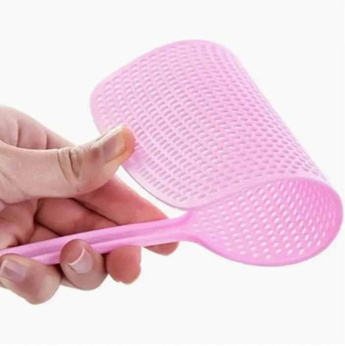 3-Pack Heavy-Duty Bug Zapper Racket Set - Flexible Non-Scratch Manual Fly Swatter with Extendable Handle for Indoor/Outdoor Use, Effective Mosquito & Spider Killer (Safe for Kids & Pets）