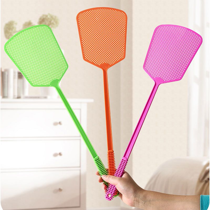 3-Pack Heavy-Duty Bug Zapper Racket Set - Flexible Non-Scratch Manual Fly Swatter with Extendable Handle for Indoor/Outdoor Use, Effective Mosquito & Spider Killer (Safe for Kids & Pets）