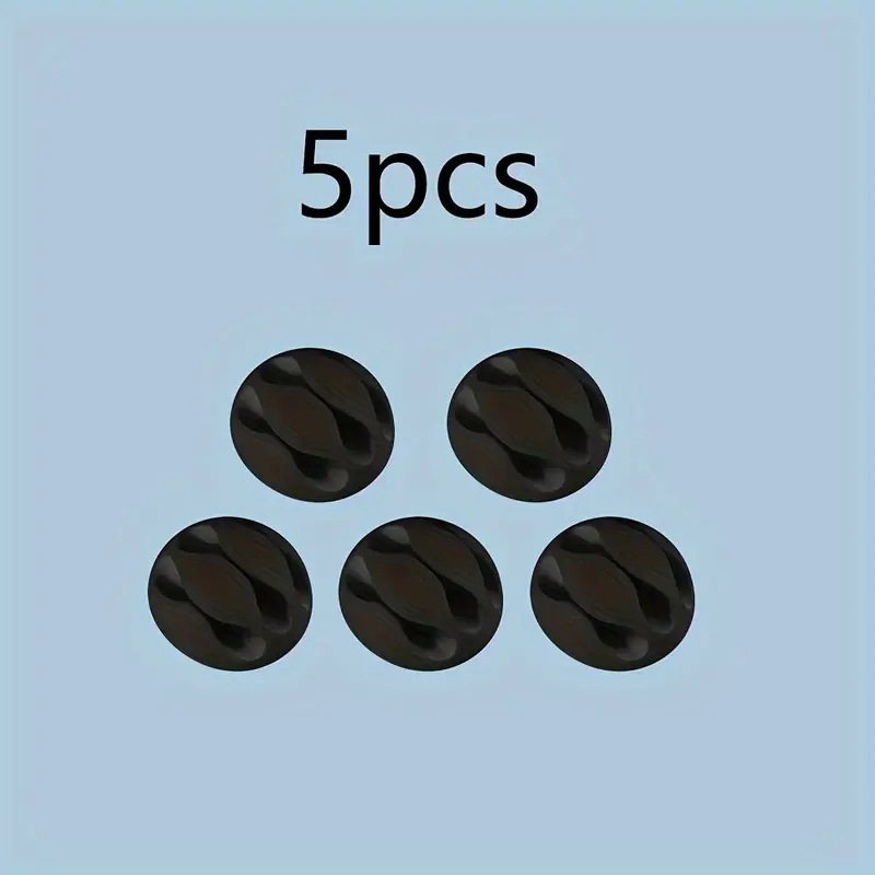 [Simple Cable Winder] 5/10pcs Simple Desktop Cable Winder - USB Cable Holder - Mouse Cable Organizer Charge Cable