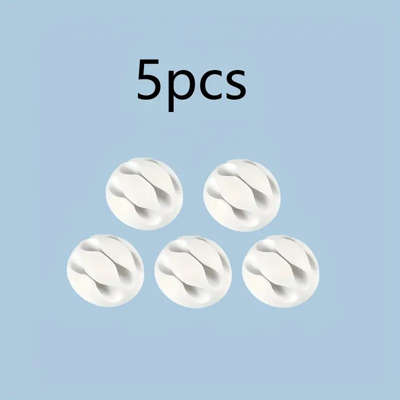 [Simple Cable Winder] 5/10pcs Simple Desktop Cable Winder - USB Cable Holder - Mouse Cable Organizer Charge Cable