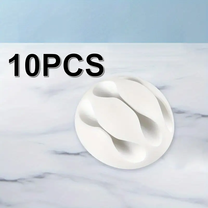 [Simple Cable Winder] 5/10pcs Simple Desktop Cable Winder - USB Cable Holder - Mouse Cable Organizer Charge Cable