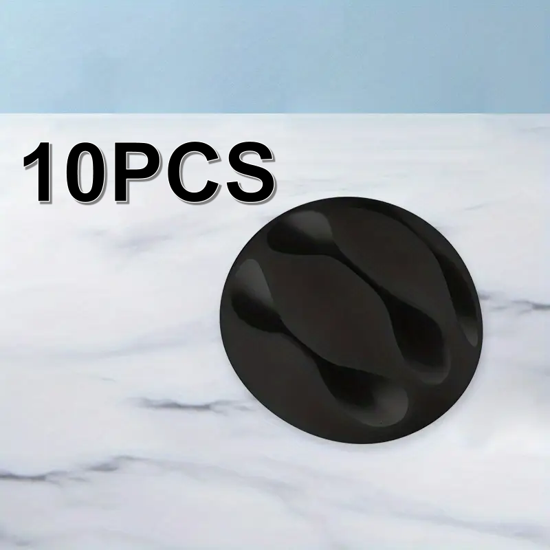 [Simple Cable Winder] 5/10pcs Simple Desktop Cable Winder - USB Cable Holder - Mouse Cable Organizer Charge Cable