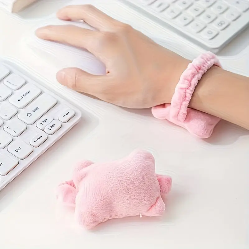 Wrist Support Pillow for Office Workers, Anti-Wear Hand Pad, Keyboard Typing Support, Mouse Pad, Small Pillow for Desk, Ergonomic Hand Support Tool