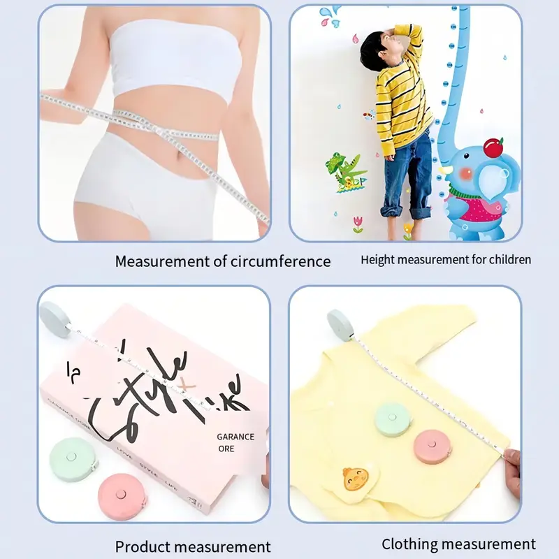 Black Friday Flash Sale! 3pcs Mini Retractable Tape Measure | Double-Sided Portable Measuring Tool for Sewing/Tailoring/Knitting – Durable Blade (3-5 Days Delivery)