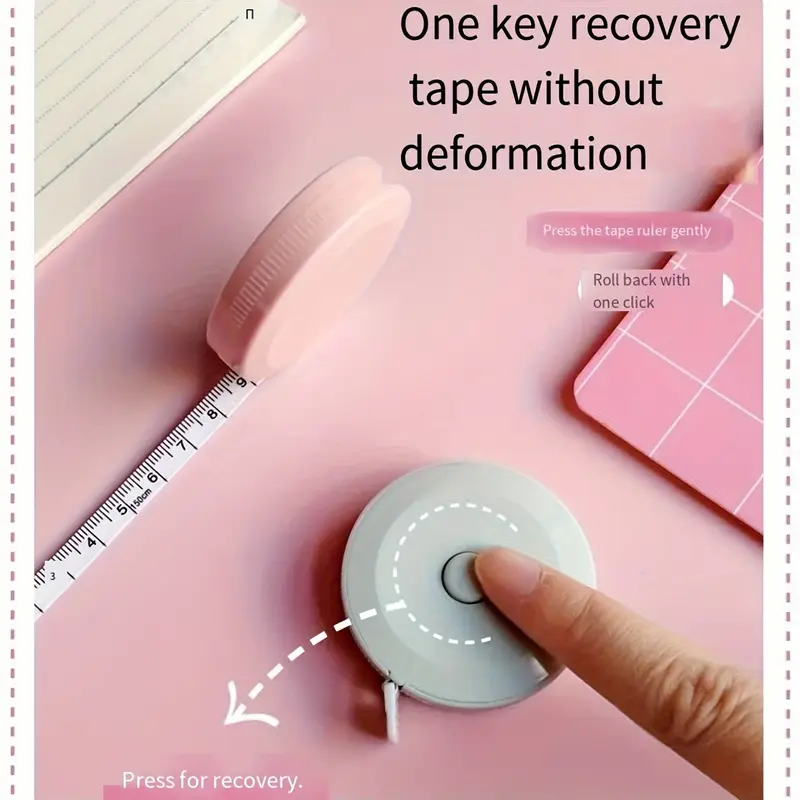 Black Friday Flash Sale! 3pcs Mini Retractable Tape Measure | Double-Sided Portable Measuring Tool for Sewing/Tailoring/Knitting – Durable Blade (3-5 Days Delivery)