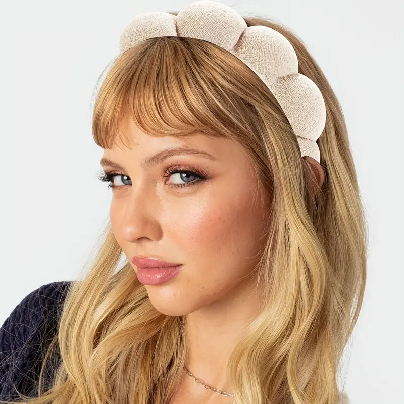 2/3/5pcs Set Spa Headband Wristband Set with Hair Claw Clips Skincare Headbands for Washing Face Skin Care Puffy Makeup Headband Wrist Bands Preppy Teen Girl Gifts Cute Trendy Stuff Hair Accessories