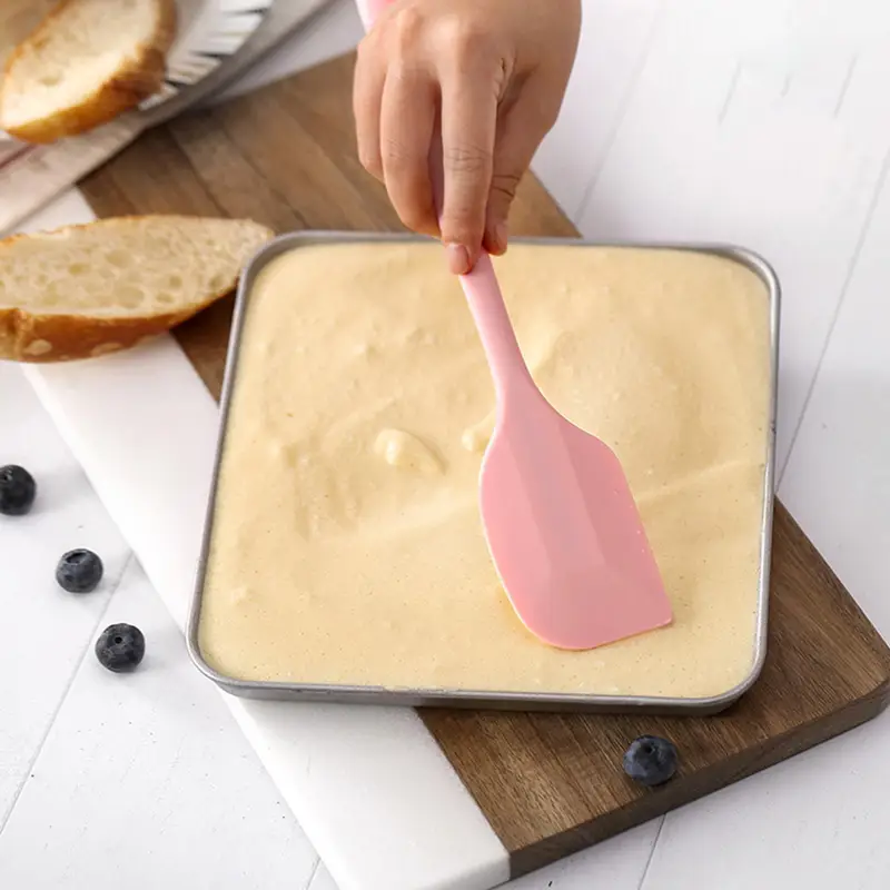 Kitchen Baking Tools - Silicone Spatula & Cream Spatula | Heat-Resistant Non-Stick Baking Accessories for Cakes, Cookies & Pastries