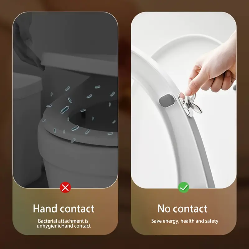 【Black Friday Floor Price】2pcs Creative Toilet Seat Lifter - The Handy Bathroom Gadget for Hygienic Lid Lifting "No - Touch" Cleaning Handle to Keep Your Hands Spotless