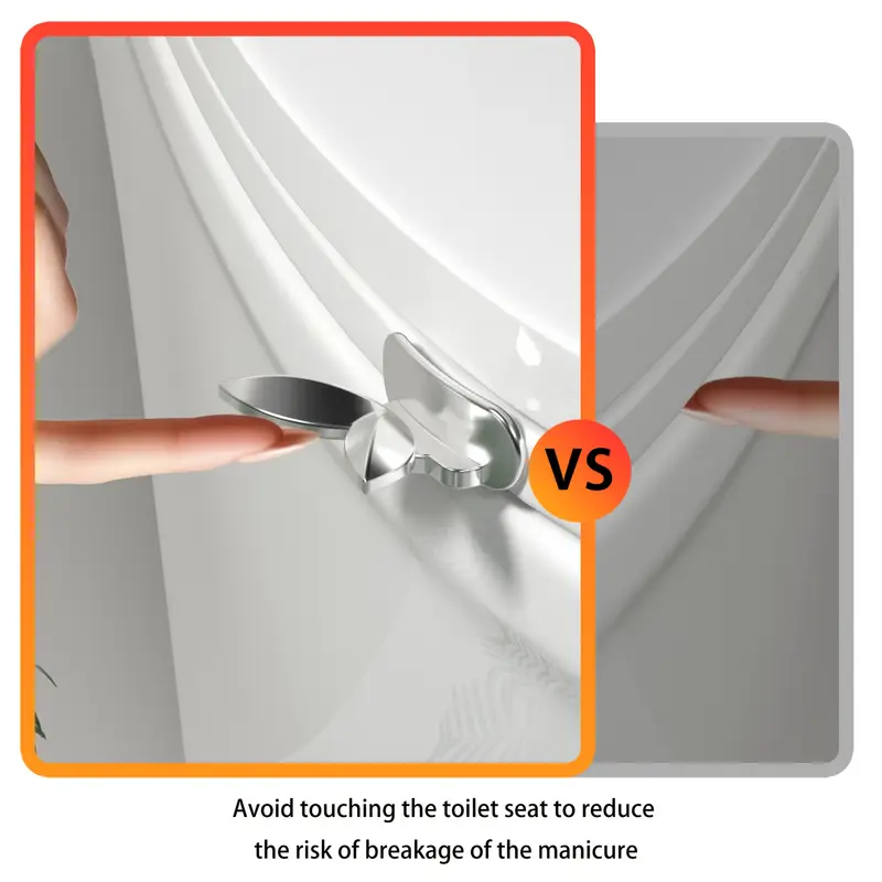 【Black Friday Floor Price】2pcs Creative Toilet Seat Lifter - The Handy Bathroom Gadget for Hygienic Lid Lifting "No - Touch" Cleaning Handle to Keep Your Hands Spotless