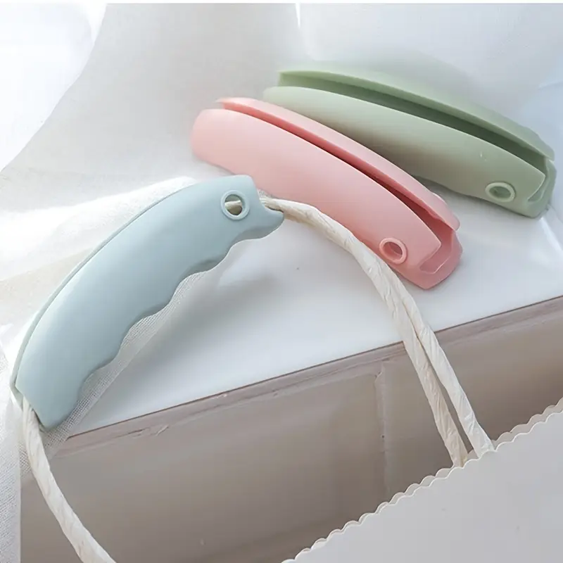 2PCS Portable Non-Strangling Shopping Bag Handle | Labor-Saving Baggage Carrier for Plastic Bags | Household Vegetable/ Grocery Carrying Device