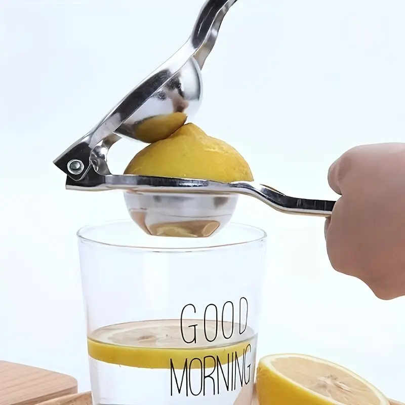 3-Second Fresh Breakfast Juice! Manual Citrus Juicer – No Power Needed, Easy Rinse Stainless Steel for Oranges & Lemons