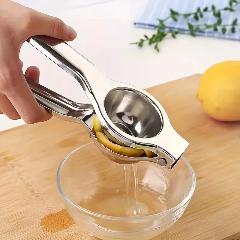 3-Second Fresh Breakfast Juice! Manual Citrus Juicer – No Power Needed, Easy Rinse Stainless Steel for Oranges & Lemons