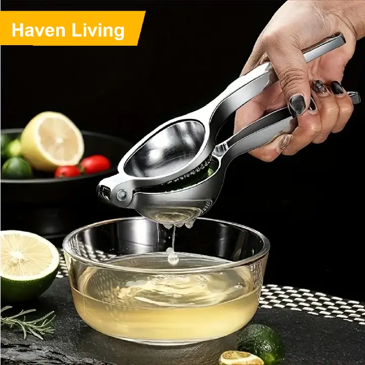 3-Second Fresh Breakfast Juice! Manual Citrus Juicer – No Power Needed, Easy Rinse Stainless Steel for Oranges & Lemons