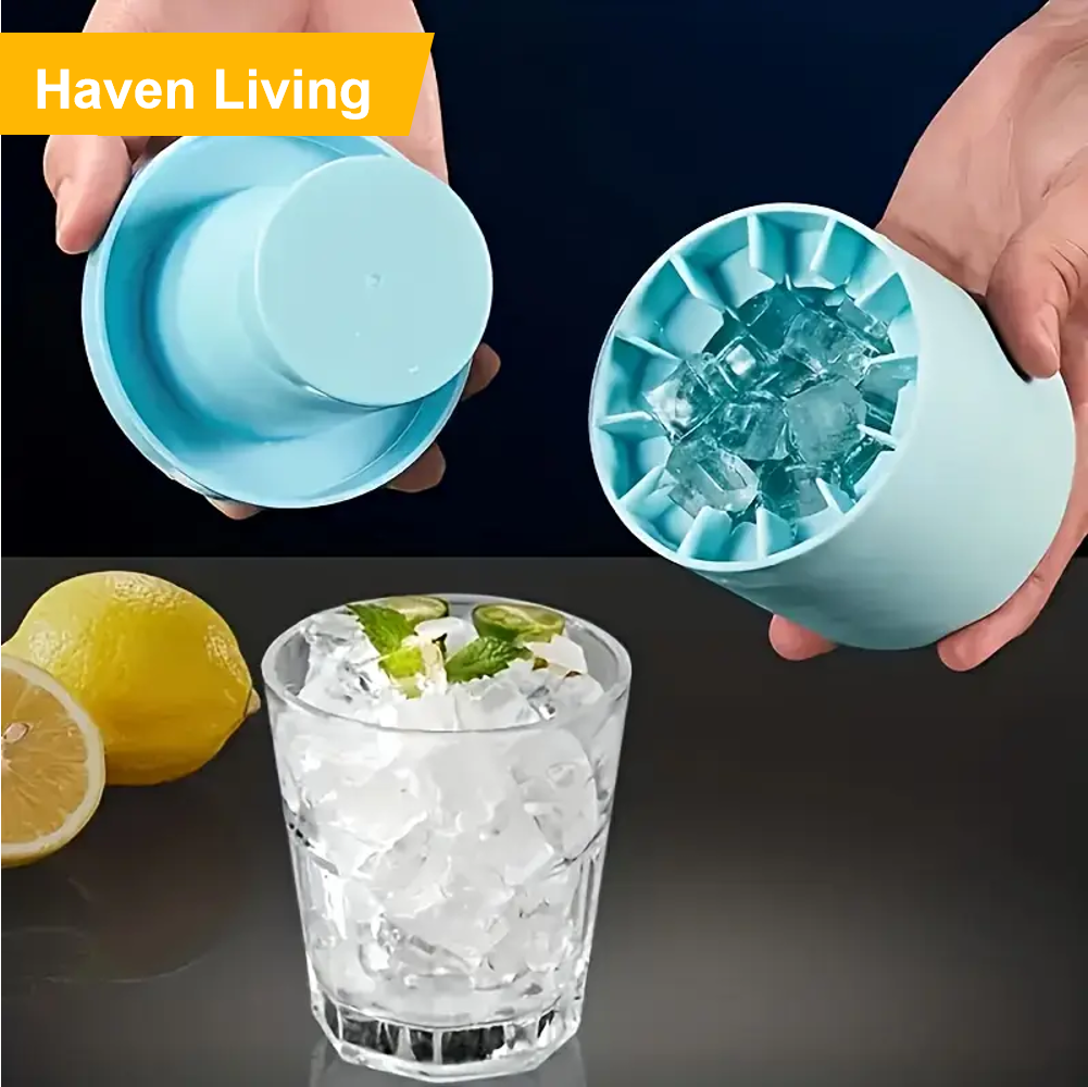 Silicone Ice Cube Mold | Easy-Release, Holds 60 Ice Cubes – Perfect Shapes Every Time