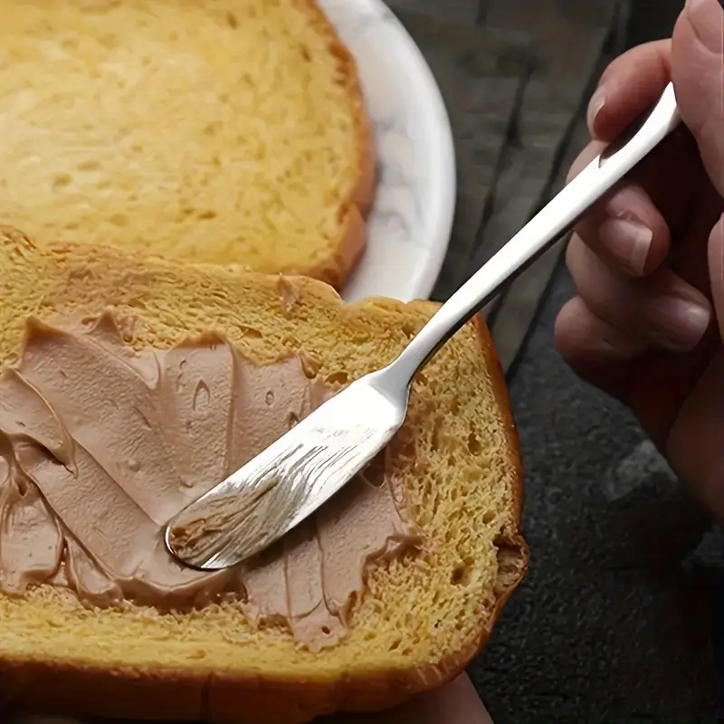 Christmas  Lowest Price Deal! 2 Pcs Stainless Steel Butter Knives | Rounded Edge for Easy Spreading (Jam/Cheese/Dessert) – Durable Portable & Perfect for Home/Outdoor/Stylish Dining