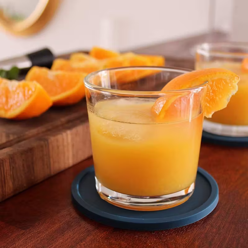 3 pcs Silicone Coasters, Non-Slip and Heat-Resistant Drink Mats, Reusable Round Table Protectors for Kitchen, Office, and Bar Use