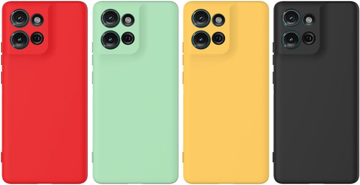 Case for Motorola Moto G Play 2025 4G/5G, Silicone Protective Phone Case for Motorola Moto G Play 2025 4G/5G, Slim Thin Soft Shockproof Cover Black