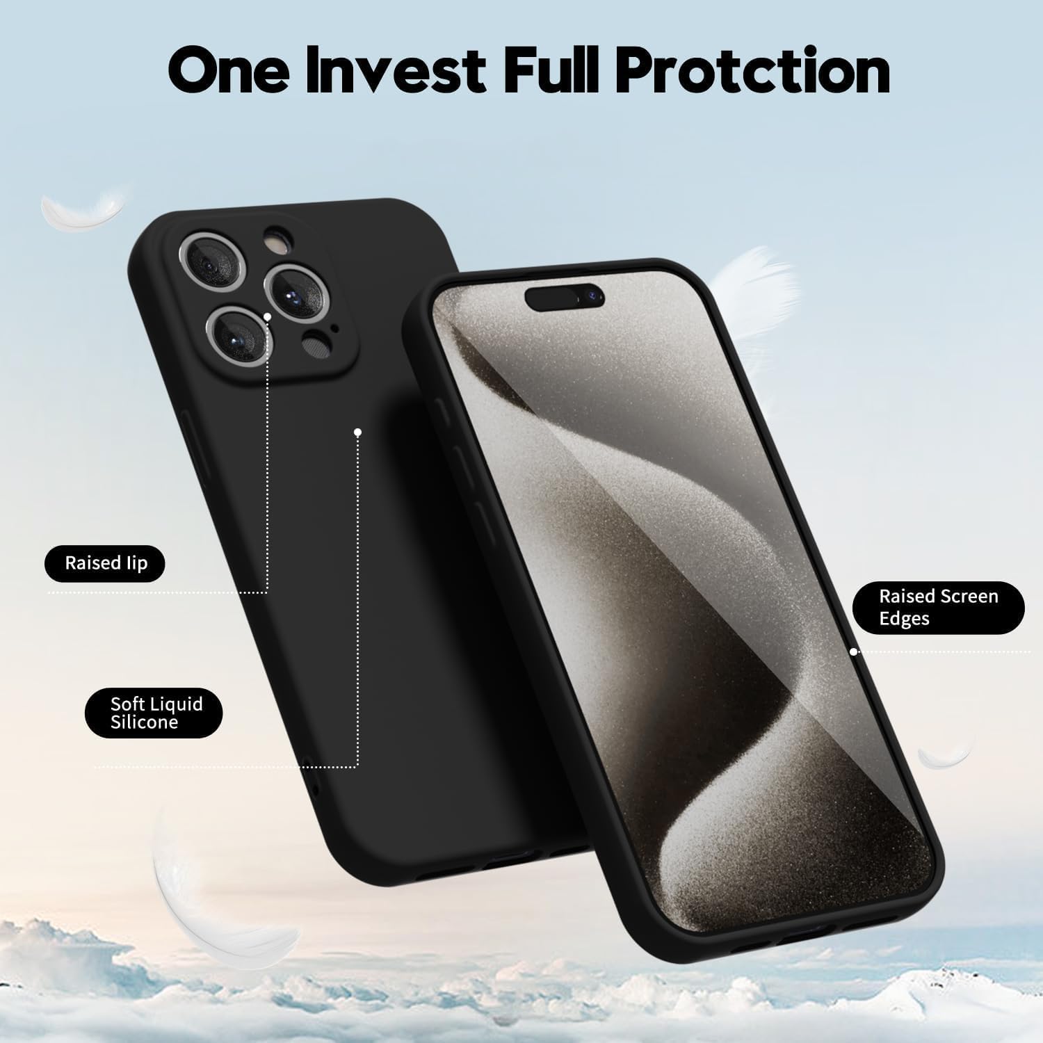 Case Compatible with Sony Xperia L4 Case Shockproof silicone Soft Flexible Gel Protective Phone Cover with Anti-Scratch & Military-Grade Anti-Drop (Black)