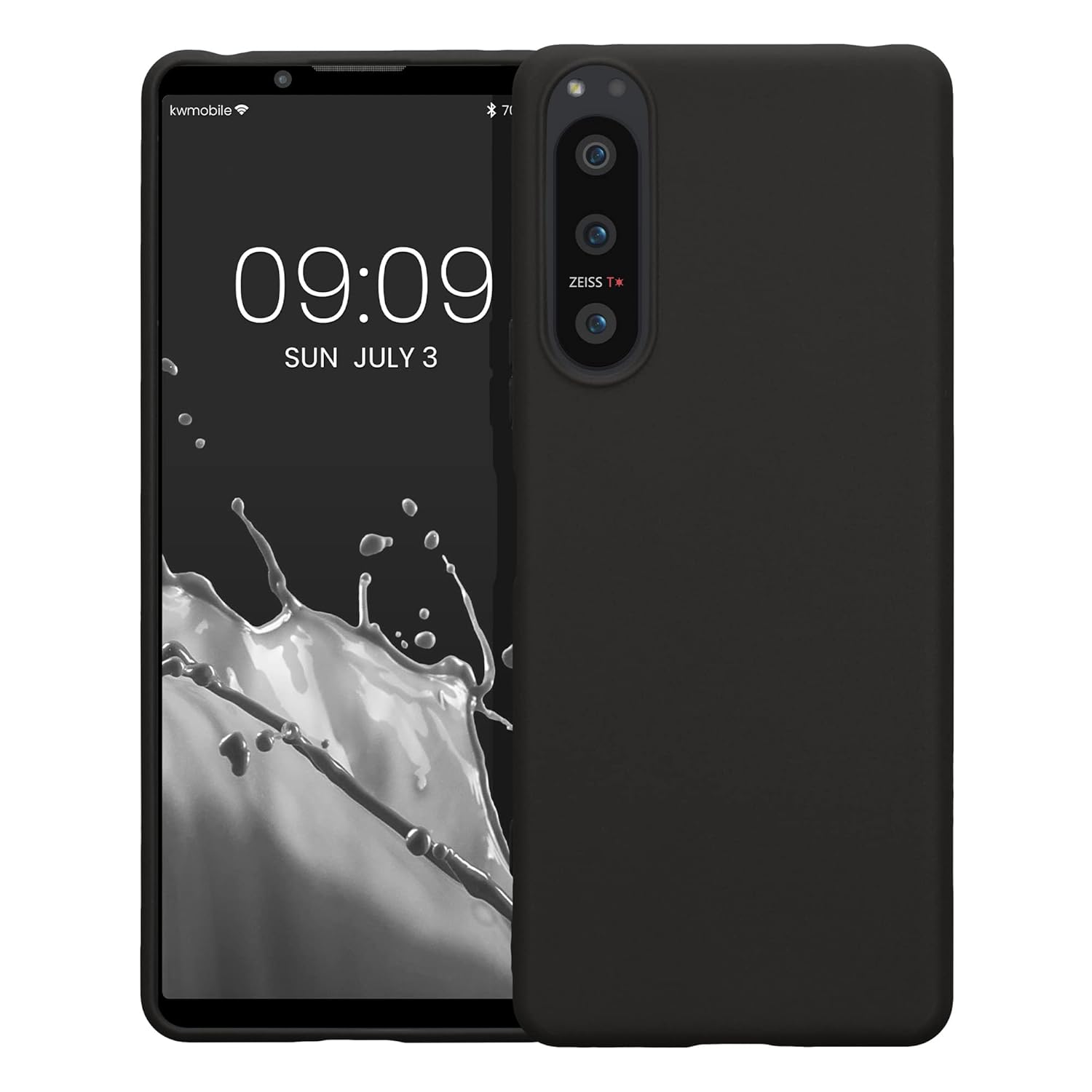 Case Compatible with Sony Xperia 5 V Case - Soft Slim Protective TPU Silicone Cover - Black