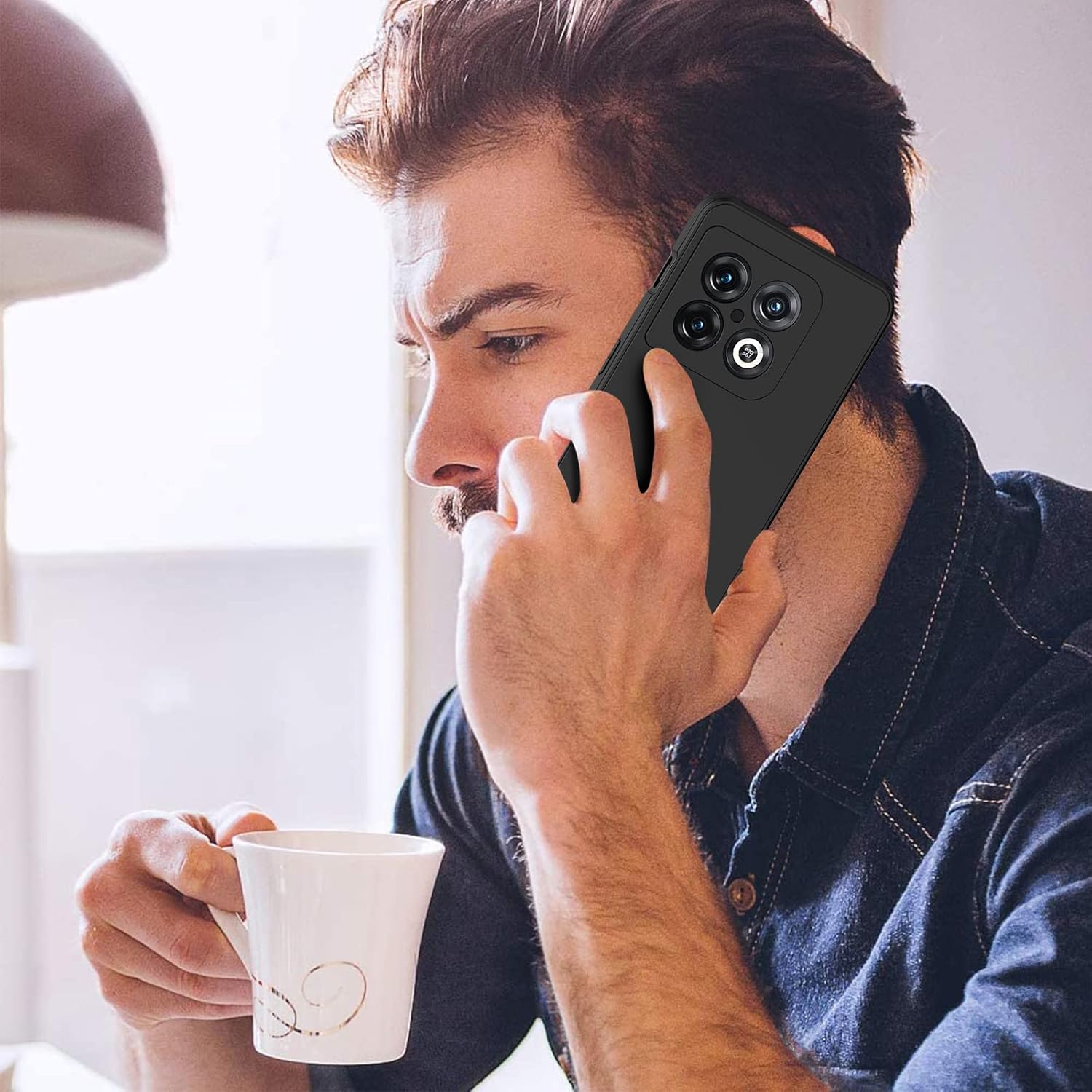 Back Cover Case Compatible for OnePlus 10 Pro 5G | Raised Edges Protect Camera & Screen | Slim Fit Back Case for OnePlus 10 Pro 5G -