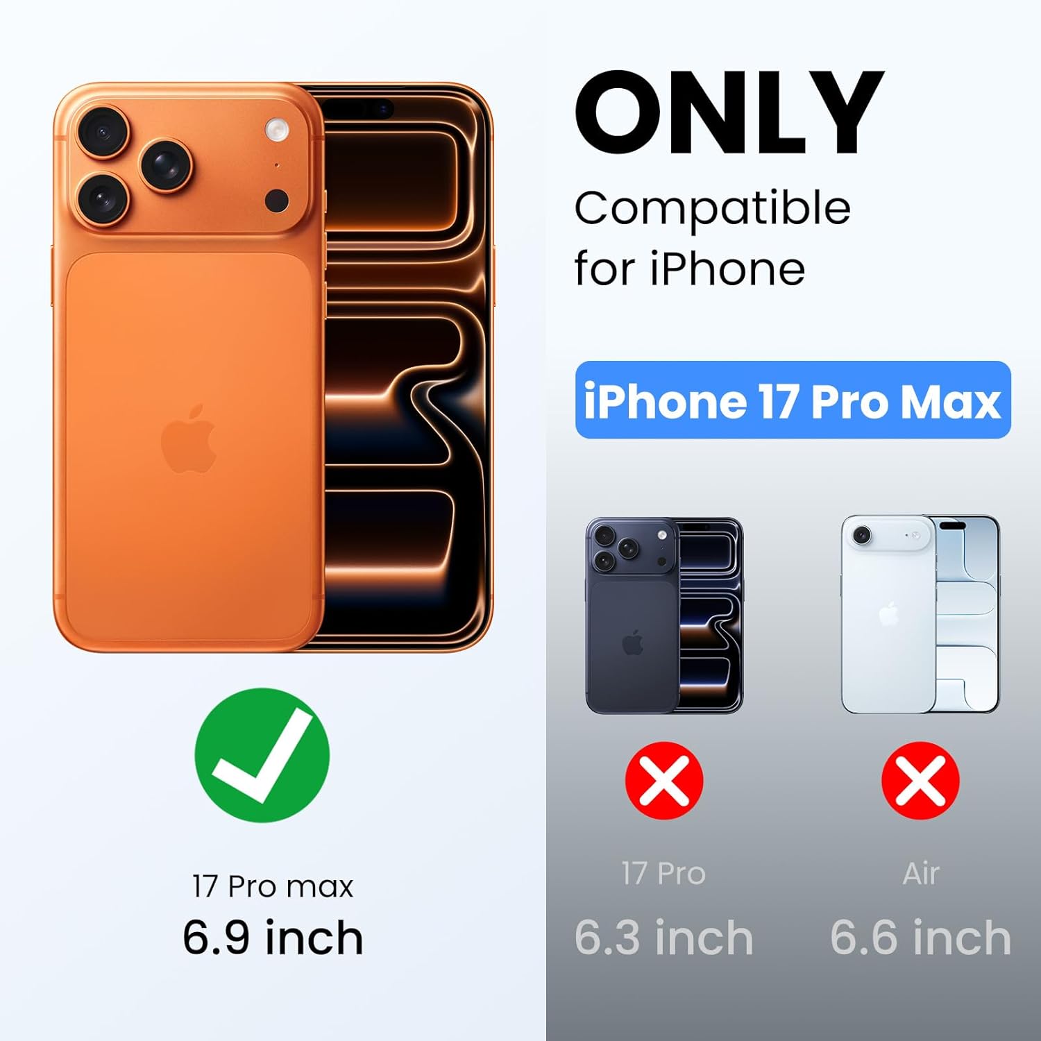 Nillkin for iPhone 17 Pro Max Case with Camera Cover, CamShield Pro Slim Protective Case for iPhone 17 Pro Max 5G 2025, Slide Lens Cover, Shockproof Anti-Fingerprint Back Cover – Black