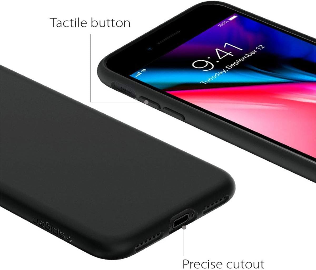 Cover for HMD Pulse, Black Flexible Silicone Slim fit Soft Shell Cute Back Case Bumper Rubber Protective Case for HMD Pulse (6,56")...