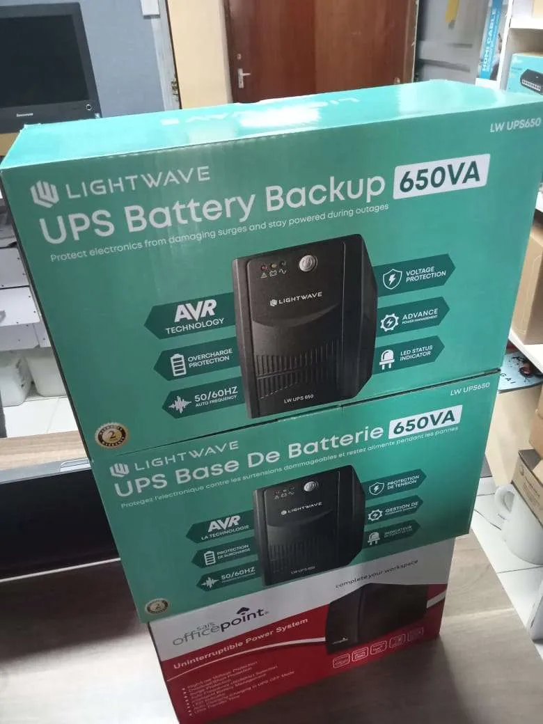 Lightwave LW UPS 850VA  Line Interactive UPS 850VA, Micro Processor Based UPS System, an Ideal Power Backup & Protection for Desktop PC & Home Office