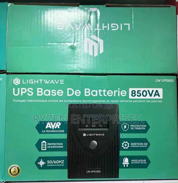 Lightwave LW UPS 850VA  Line Interactive UPS 850VA, Micro Processor Based UPS System, an Ideal Power Backup & Protection for Desktop PC & Home Office