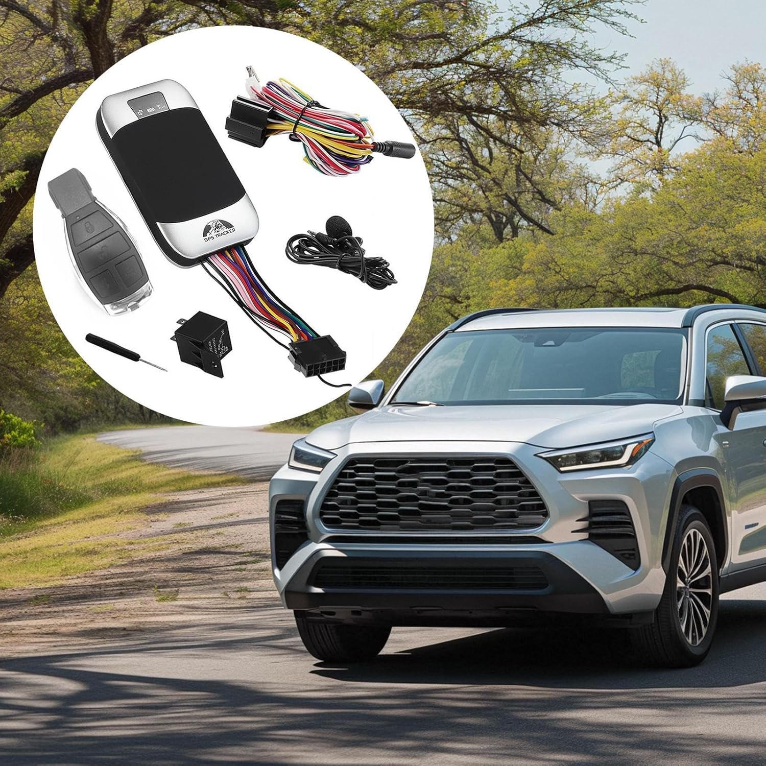 Motorcycle GPS Tracker - Waterproof Anti Car Theft Device GPS Tracker Vibration Alarm | Car Security Products, Car Alarms for Family, Friends, Motorcycle