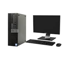 Dell OptiPlex 5040 Small Form Factor Intel Core i5 3.4GHz 6th Gen 8GB RAM 500GB HDD Windows 10 Pro Desktop 19" Monitor (Complete Set)