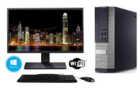 Dell 790 Desktop Computer SFF Core i3 8GB Ram (Memory)  500GB HDD,17 LCD  monitor, keyboard,Mice Windows 10 PC Complete set for Office,Home or Schools.