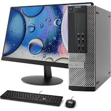 Dell 790 Desktop Computer SFF Core i3 8GB Ram (Memory)  500GB HDD,17 LCD  monitor, keyboard,Mice Windows 10 PC Complete set for Office,Home or Schools.