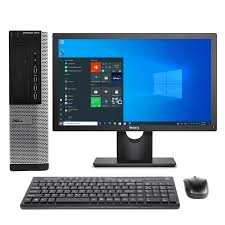Dell Optiplex 7020 or 9020 Desktop Core i5 4th Gen 3.3GHz Processor 8GB RAM 500GB HDD CPU Keyboard Mouse 22 inch Monitor with free wifi Dongo