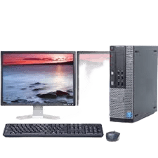Dell 790 Desktop Computer SFF Core i5 8GB Ram (Memory)  500GB HDD,19 LCD  monitor, keyboard,Mice Windows 10 PC Complete set for Office,Home or Schools with free wifi dongle.
