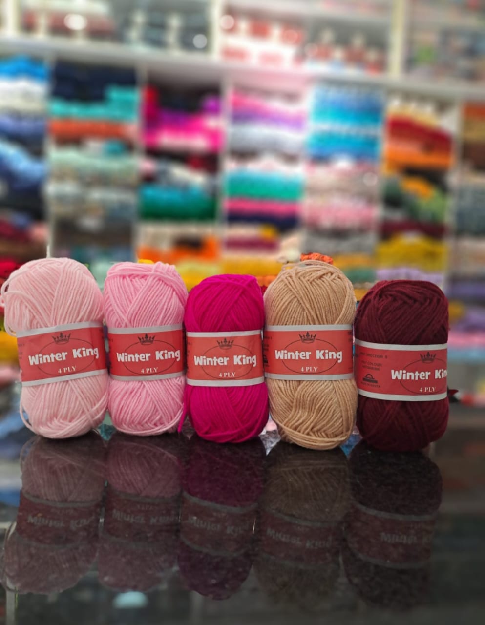 Winter King 50g Crochet & Knit Yarn Available in Bulk - For all uses from making outfits,rugs,bags,e'tc