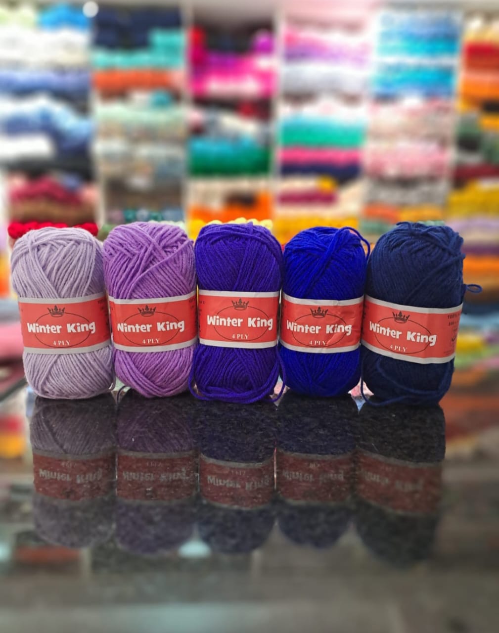 Winter King 50g Crochet & Knit Yarn Available in Bulk - For all uses from making outfits,rugs,bags,e'tc