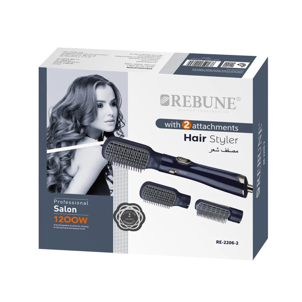 Rebune hair styler with ionic technology