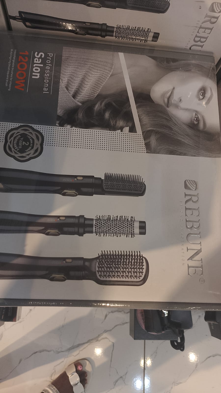Rebune hair styler with ionic technology