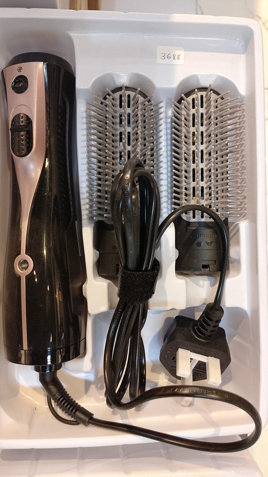 Rebune hair styler with ionic technology