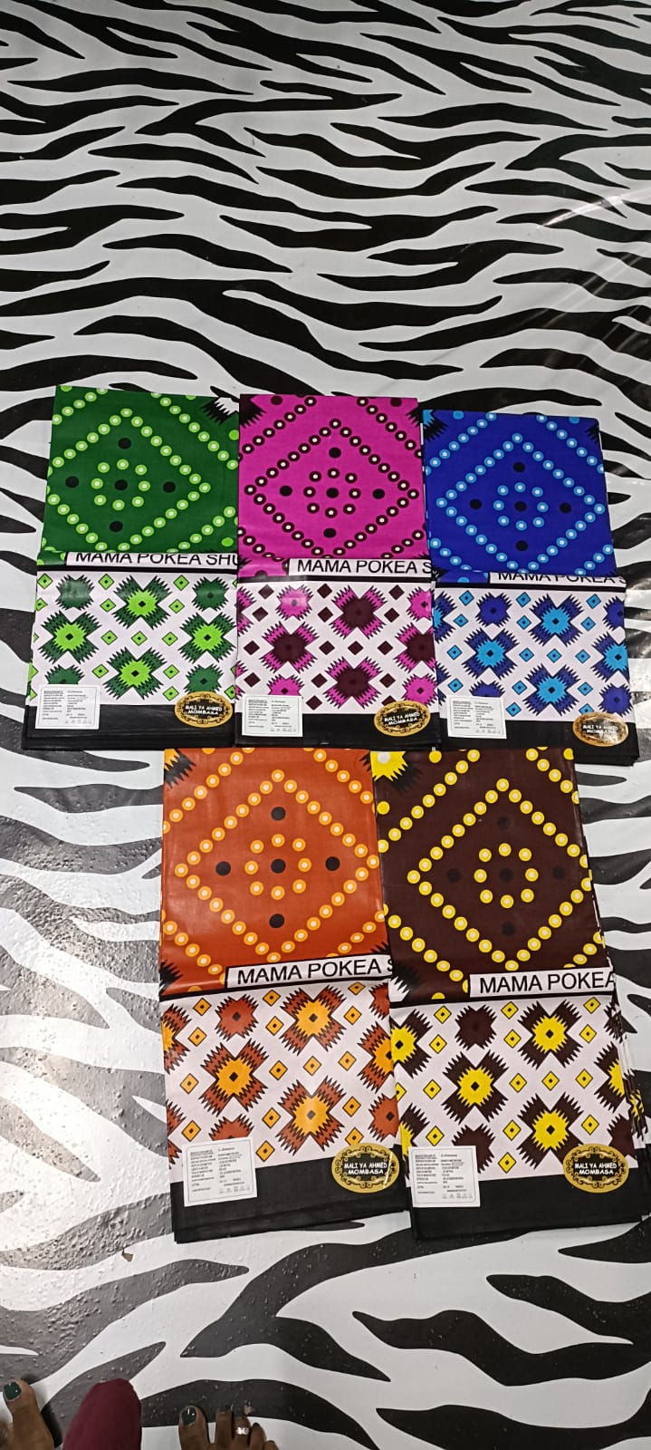 TRADITIONAL & CULTURAL LESOS(PAIR) FABRIC PRINTS