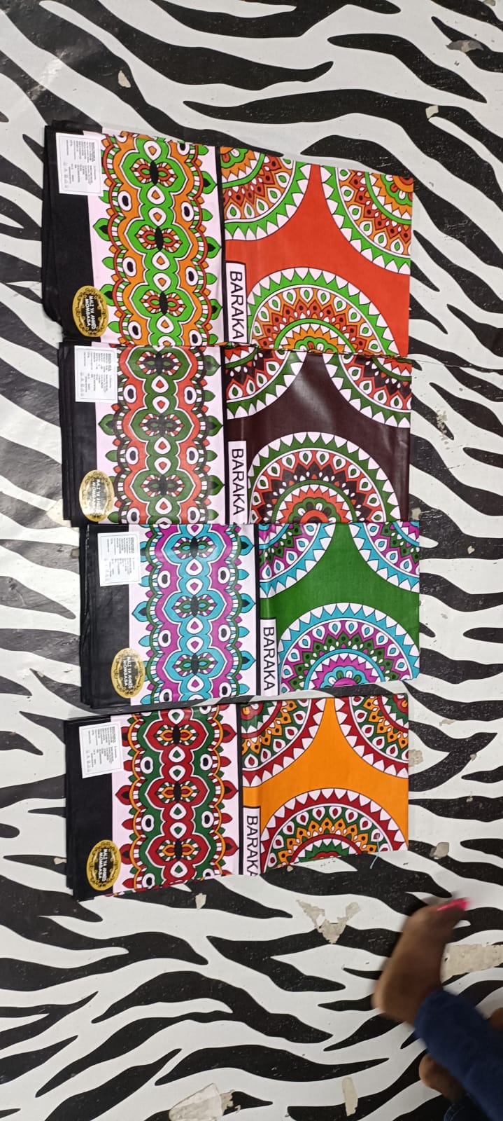 TRADITIONAL & CULTURAL LESOS(PAIR) FABRIC PRINTS