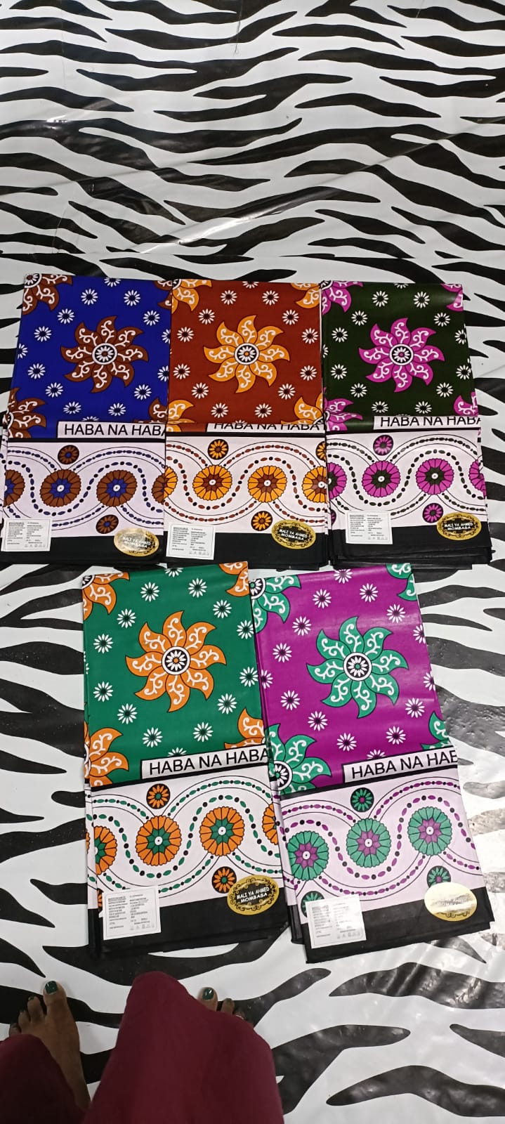 TRADITIONAL & CULTURAL LESOS(PAIR) FABRIC PRINTS