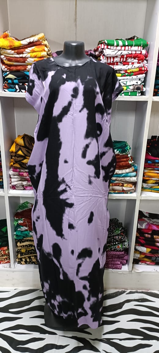 BAHWEIN DRESS TRADITIONAL & CULTURAL SWAHILI DERAS FREE SIZE RANDOM PRINT