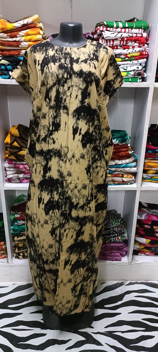 BAHWEIN DRESS TRADITIONAL & CULTURAL SWAHILI DERAS FREE SIZE RANDOM PRINT