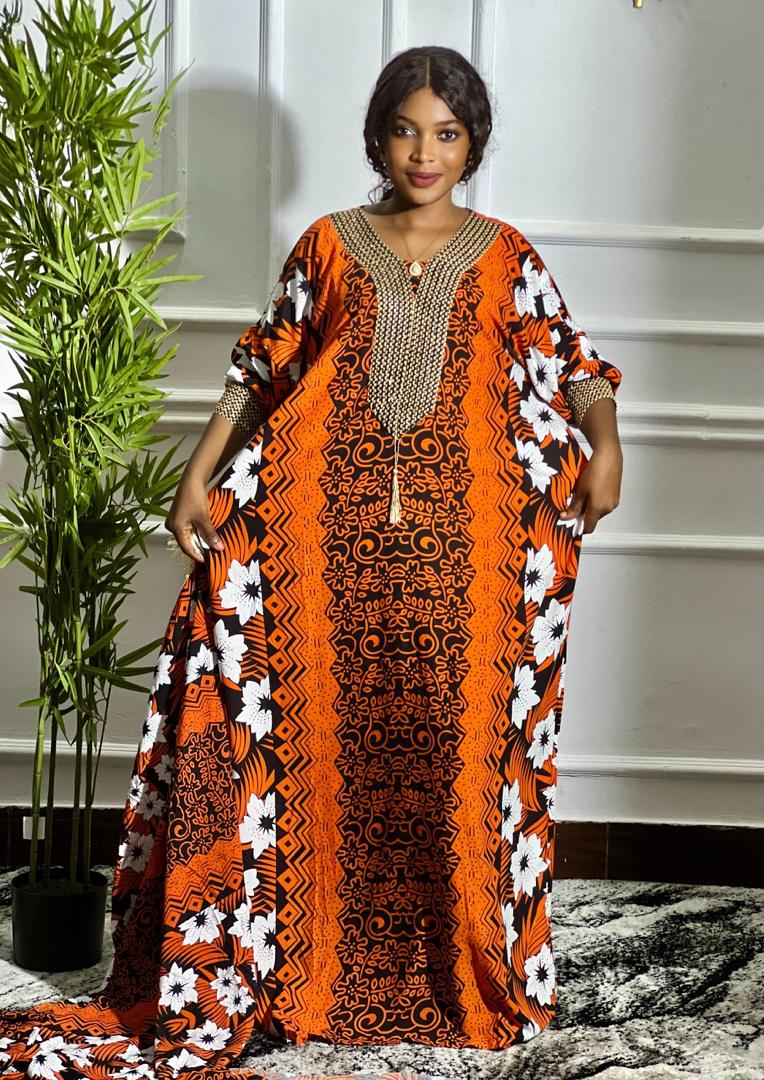 INDONESSIAN COTTON DERA READY MADE NEW + SCARF