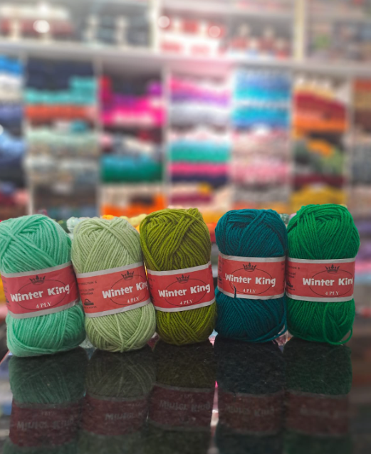 Winter King 50g Crochet & Knit Yarn Available in Bulk - For all uses from making outfits,rugs,bags,e'tc
