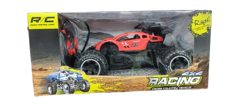 REMOTE CONTROLLED CROSS-COUNTRY TOY RACE CARS